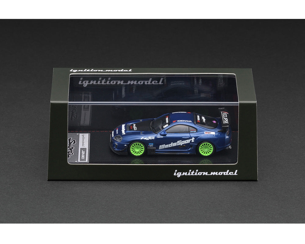 Ignition Model 1:64 Toyota Supra (JZA80) RZ – Blue – Myguycollectibles