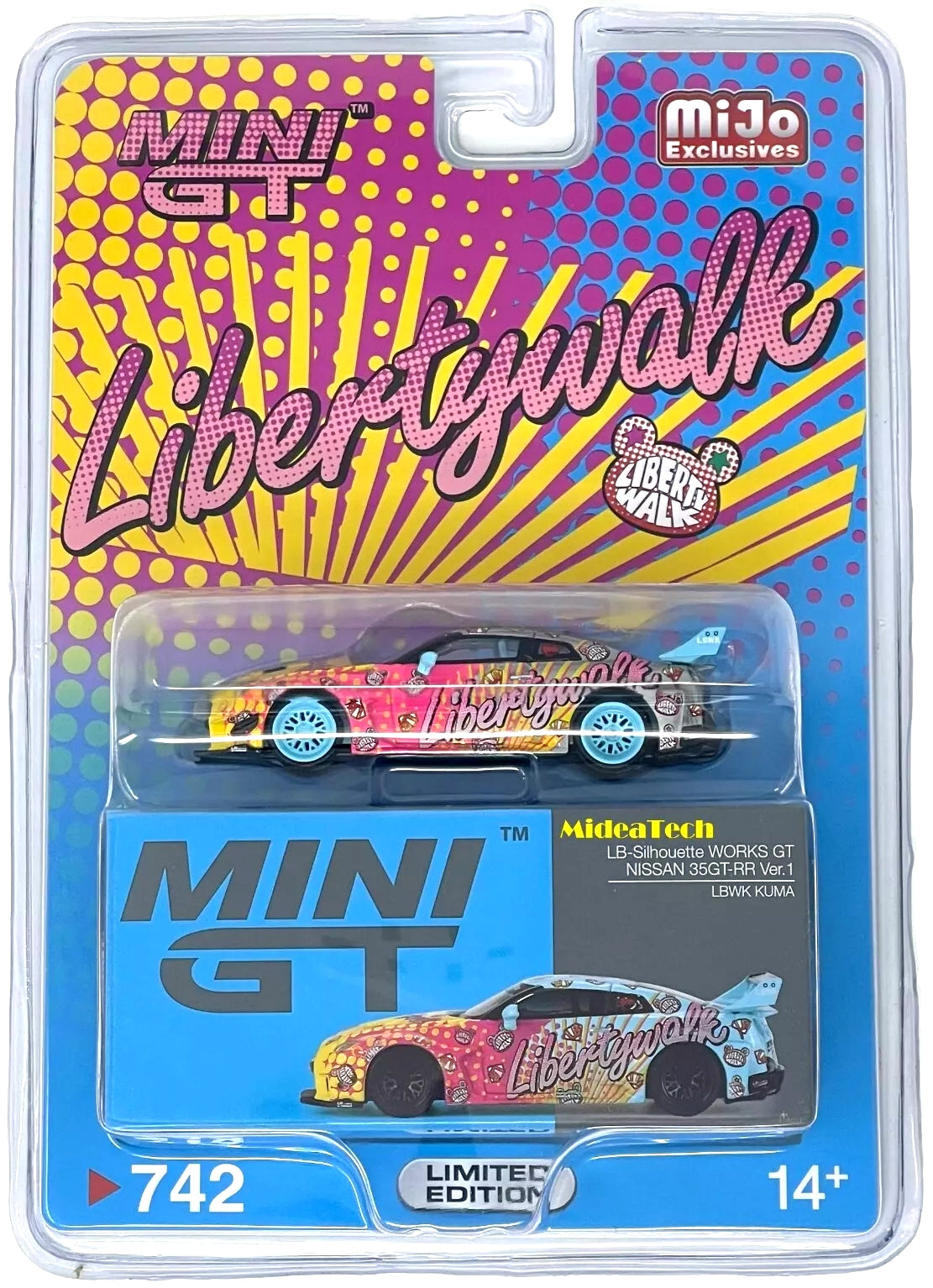 Mini GT Nissan Skyline Kenmeri Liberty Walk LBWK KUMA - MGT00698