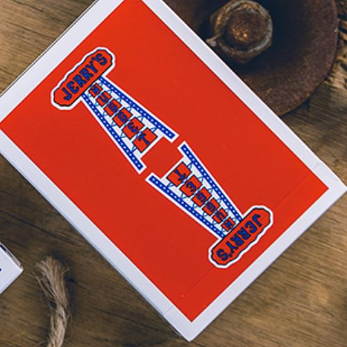 Gilded Vintage Feel Jerry's Nuggets (Blue) Playing Cards – Magic Dream