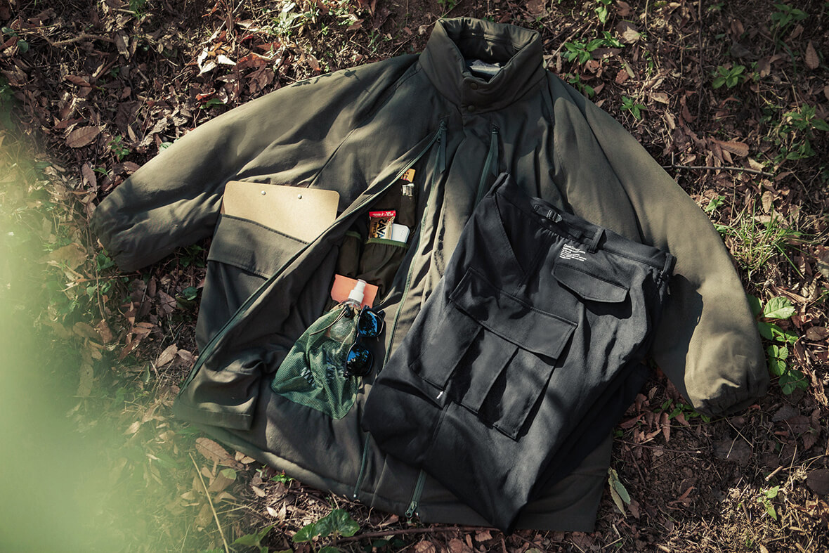 FreshService® × HOUYHNHNM / UTILITY SHOOTING COAT & SHOOTING CARGO