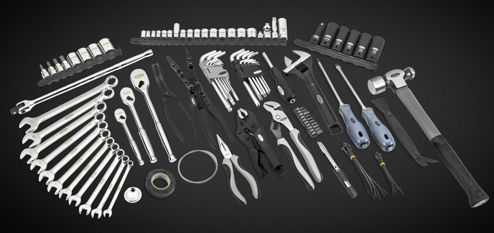 97pc Ford Super Duty Tri-Fold Tool Kit – motleyindustries