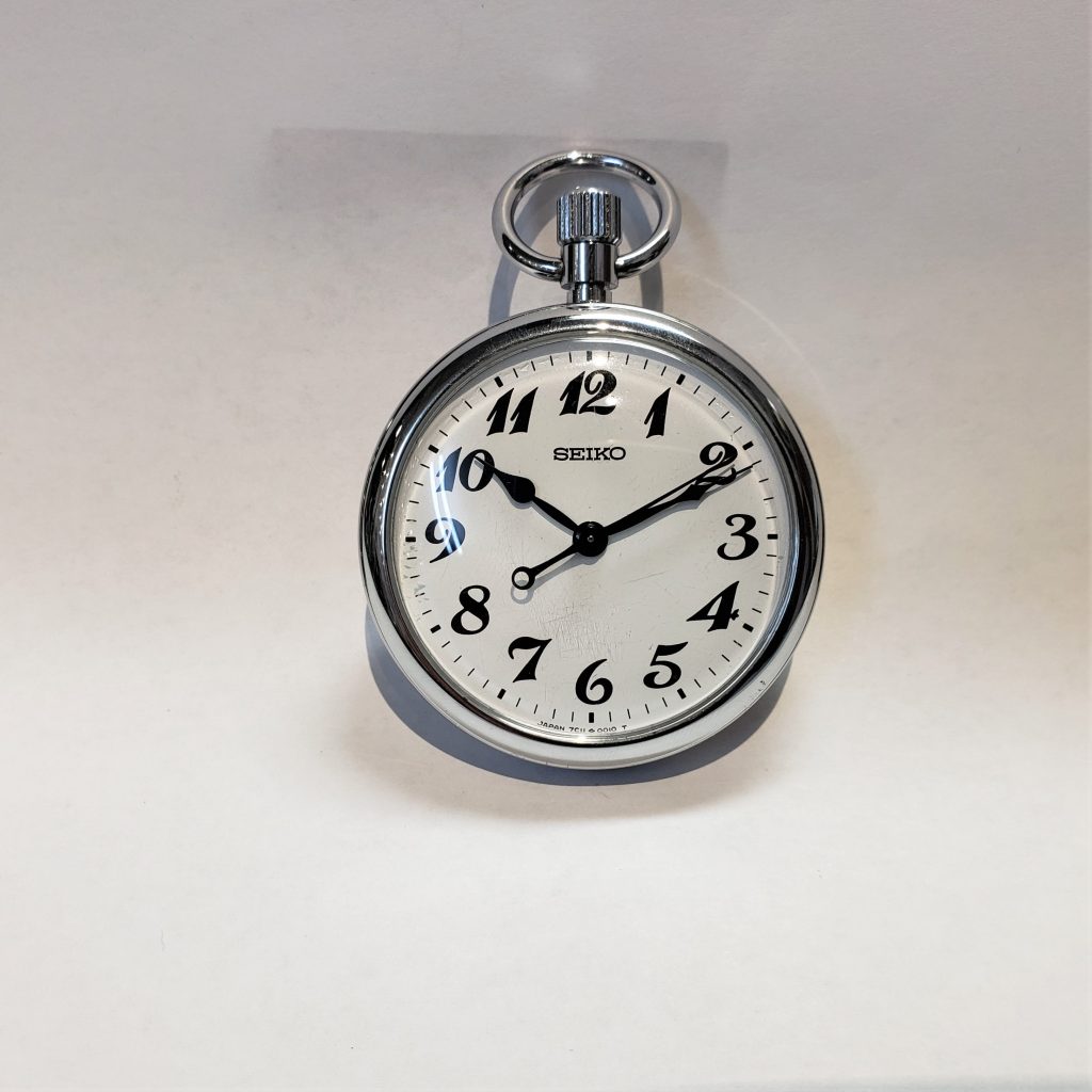 鉄道会社の車掌さん？SEIKO セイコー 懐中時計の電池交換