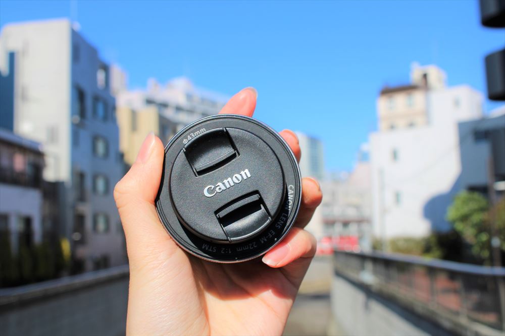 レンタル] CANON（キヤノン） EF-M 22mm F2 STM 単焦点レンズ 2泊3日～