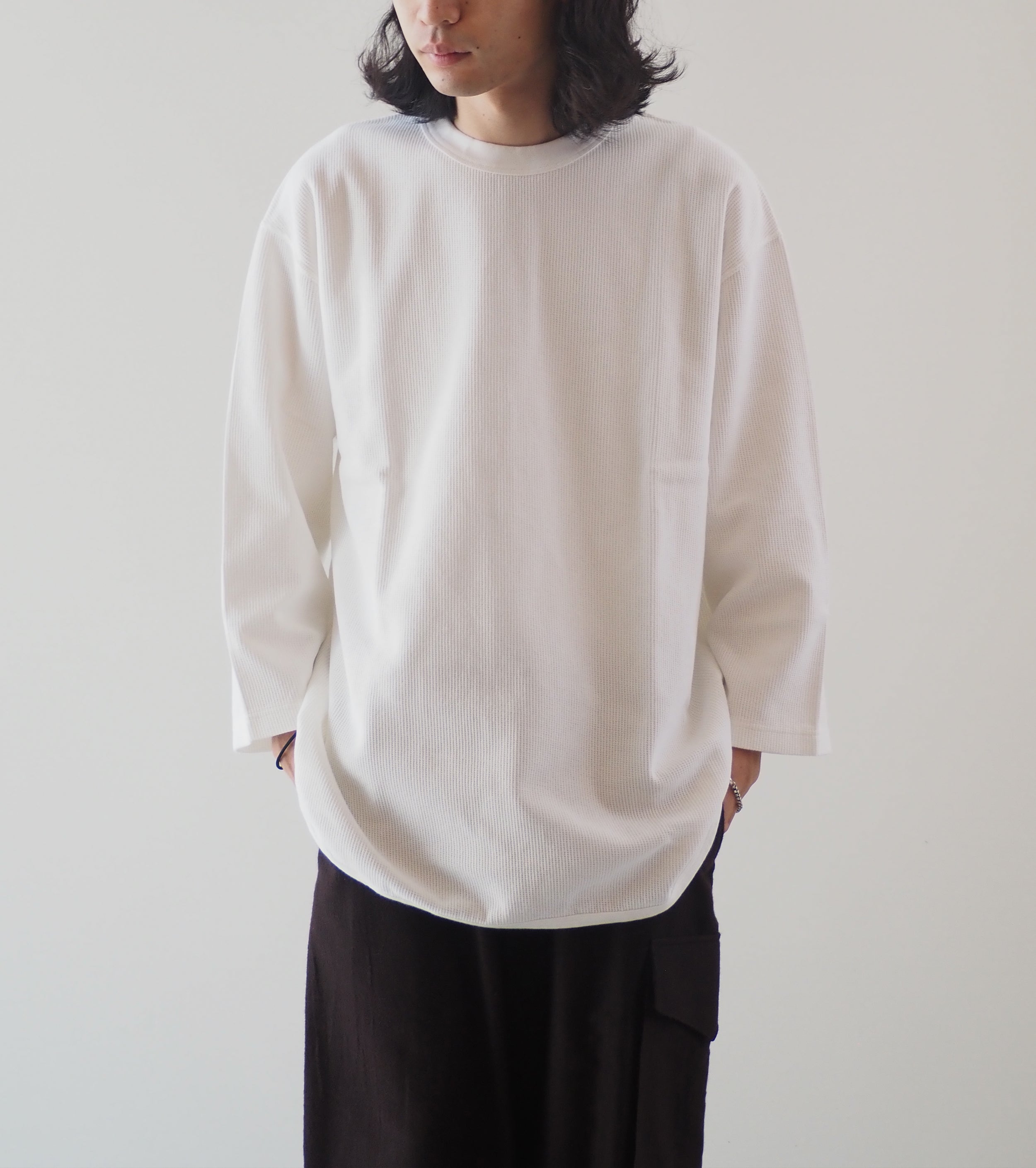 Blurhms Root Stock ラフ＆スムース サーマル ベースボール ティー