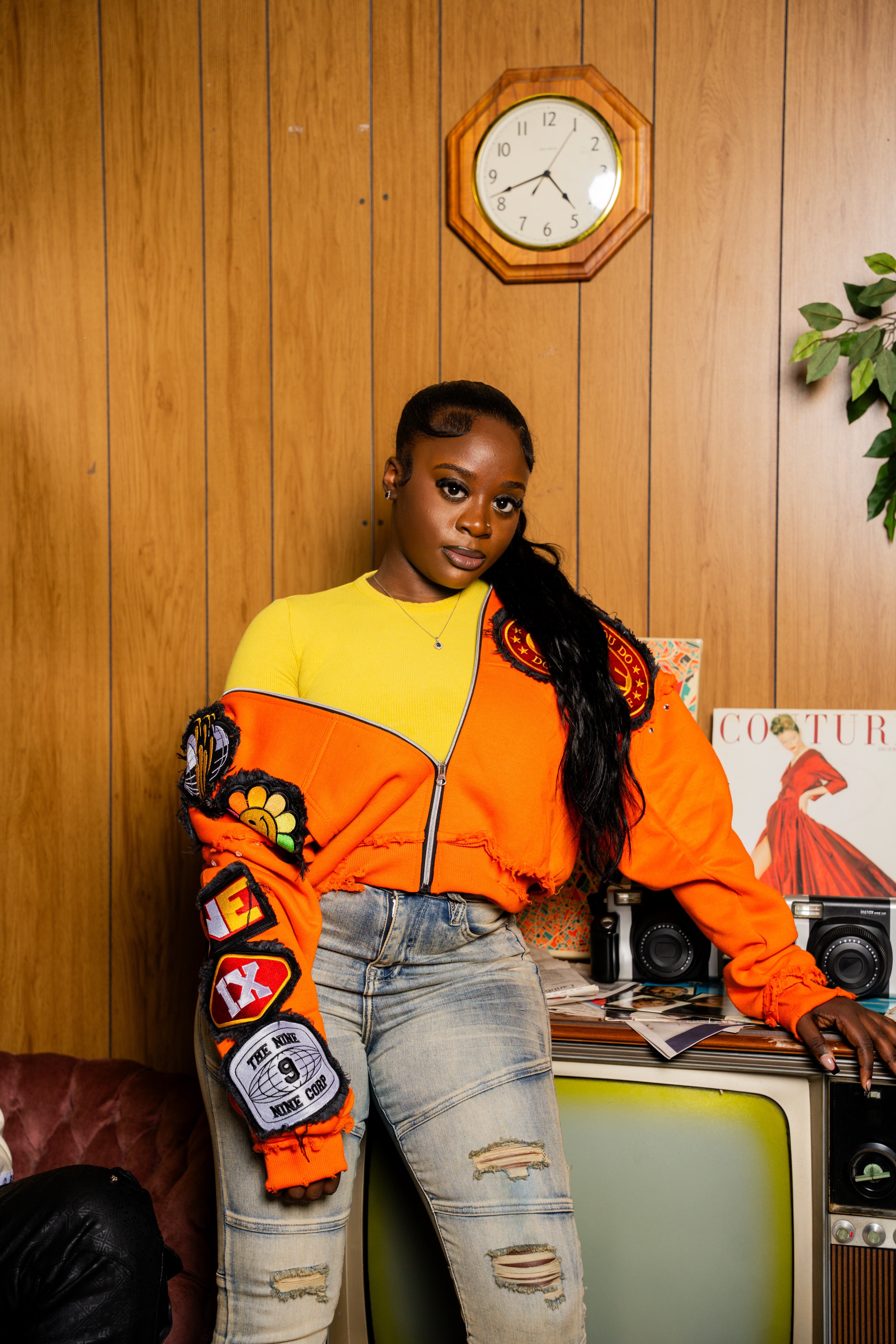 Orange Exclusive Zip Up – Nine Lamarca