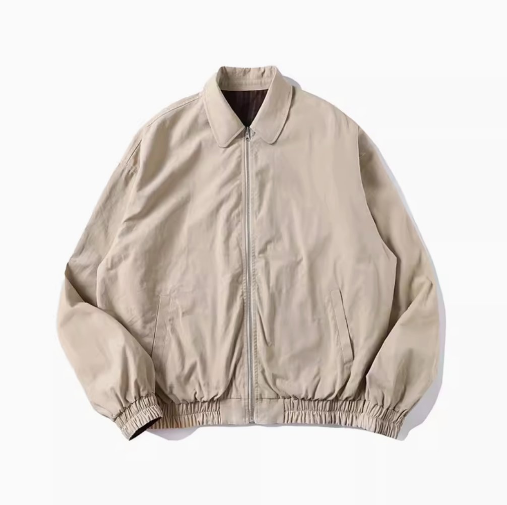 reversible harrington jacket / Short length reversible jacket N4089