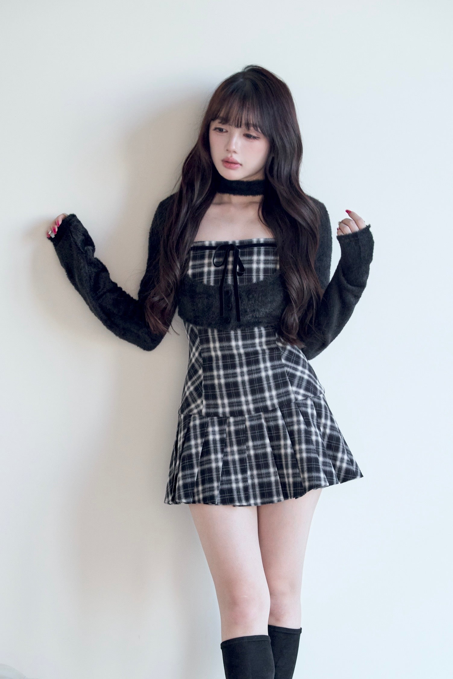 BunnyLis:リボンオフショルダーニットトップス – NoGenki