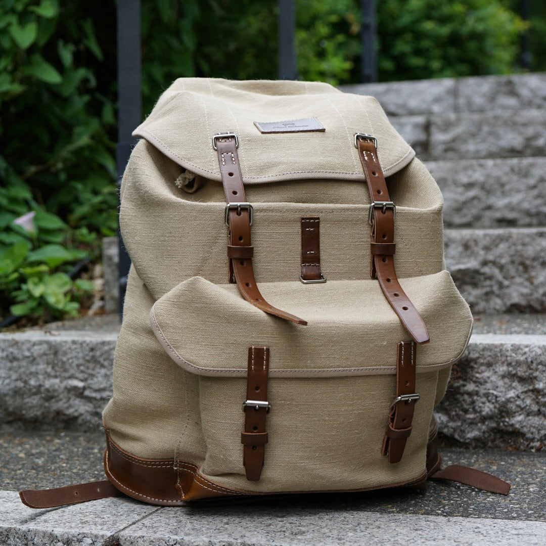 ジュートファブリック》SWISS ARMY RUCKSACK - PEAT LABEL