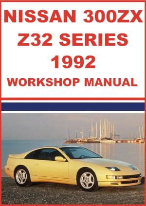 Nissan 300ZX Fairlady Z Z32 1992 Workshop Manual | Coupe 2+2