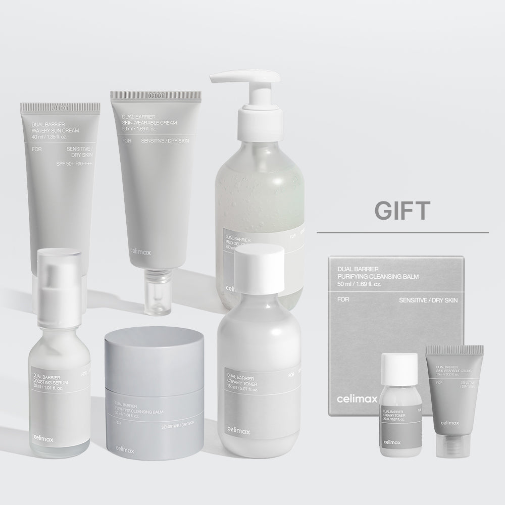 デュアルバリア5点セット「トナー＋クリーム＋セラム＋クレンジング＋