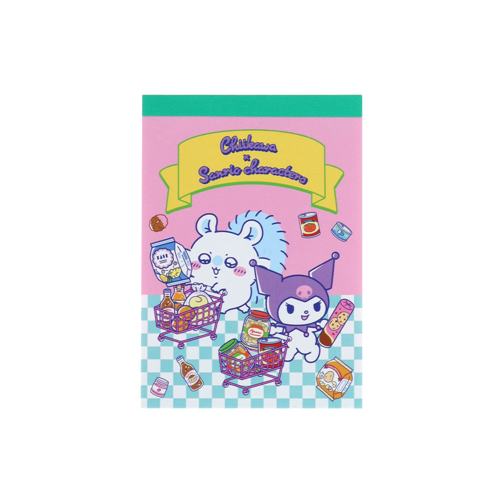 ちいかわ×サンリオキャラクターズ スーパーマーケットなメモミニ