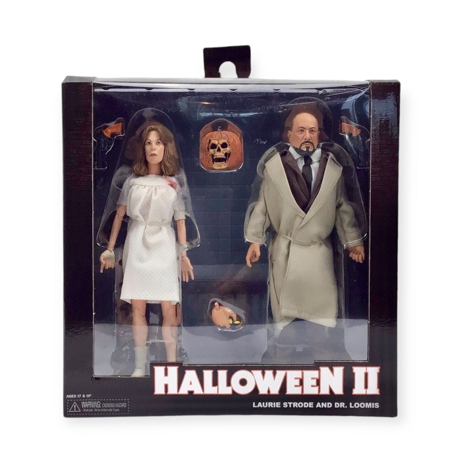 NECA Halloween 2 (1981) Dr Loomis & Laurie Strode 2 Pack Action