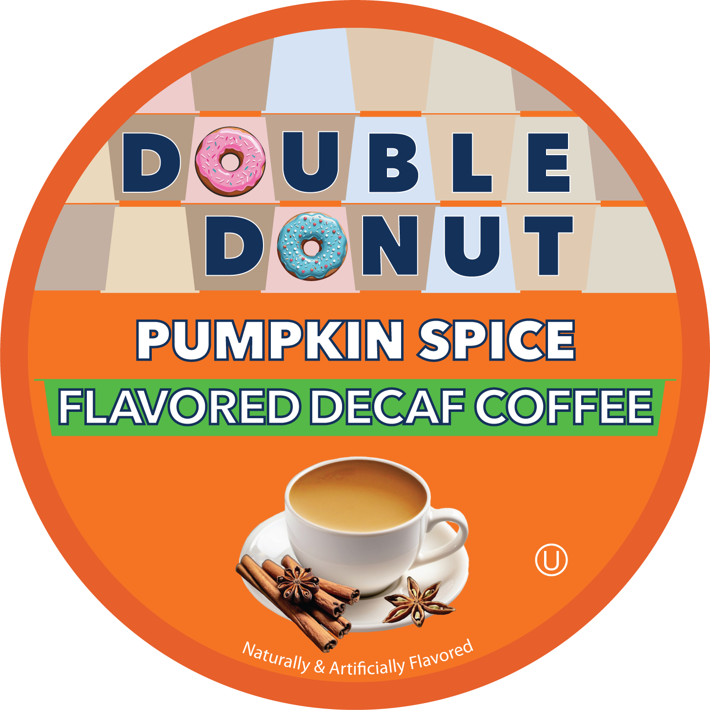 Double Donut Decaf Pumpkin Spice Keurig Compatible Capsules