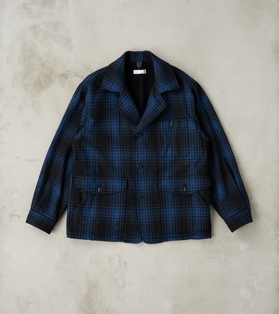 ts(s) Bird Watching Jacket - Buffalo Plaid Wool - Blue – Division