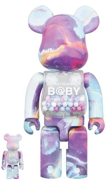 My First Baby Marble Bearbrick 400%+100% – Eye For Toys