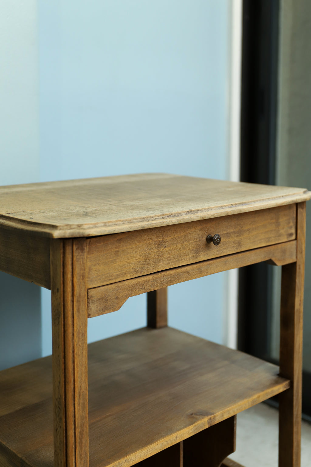 ヨーロッパヴィンテージ テレフォンスタンド 電話台 サイドシェルフ