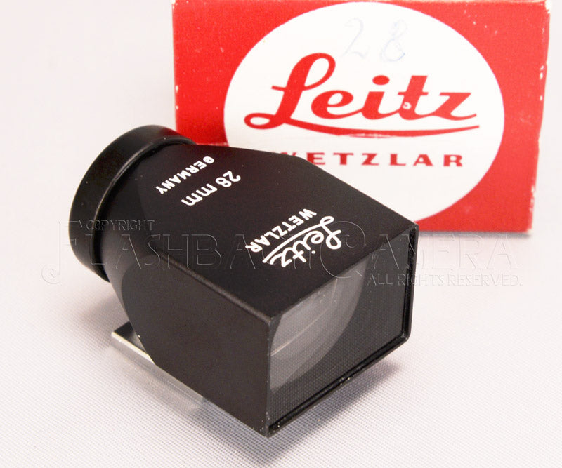 Leitz 28mm Finder SLOOZ Black – FLASHBACK CAMERA