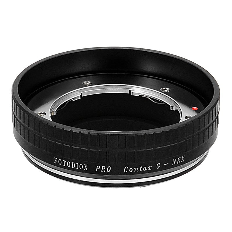 Pro Lens Adapter - Contax G RF Lens to Sony E-Mount Cameras w