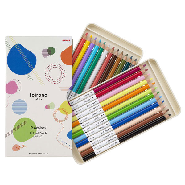 色鉛筆 toirono［24色アソート］三菱鉛筆 TR24C – 文具専門ストア@Usagiya