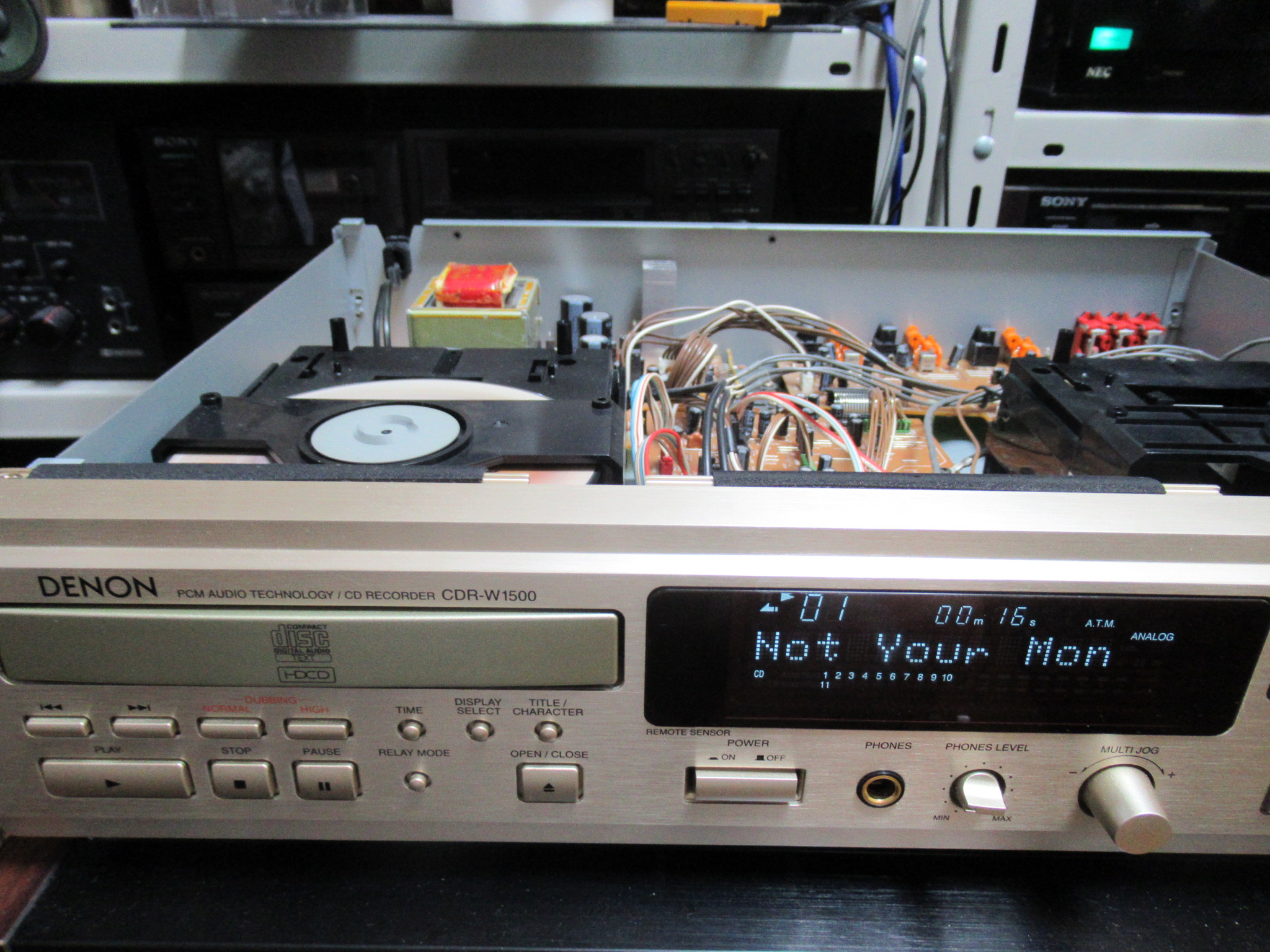 DENON CDR-W1500 ピックアップ故障？ – Audiolife － Enjoy your audio