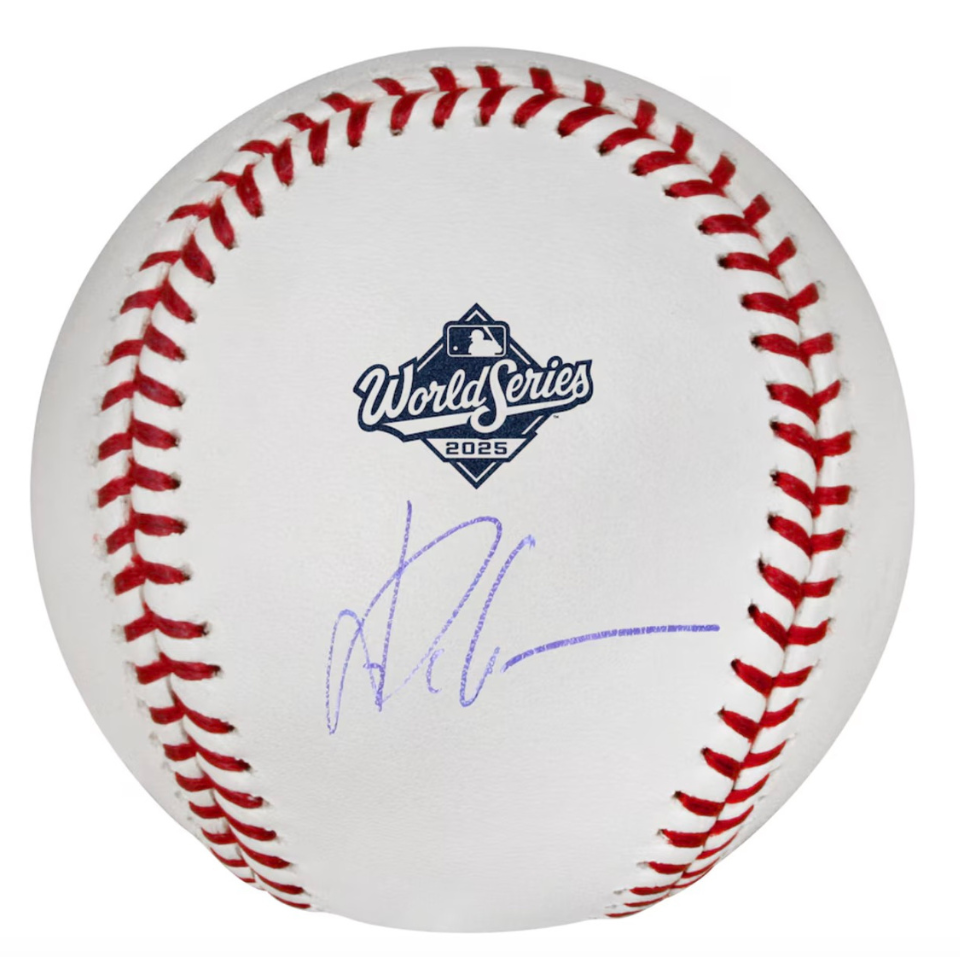 山本由伸【直筆サイン入り】ロサンゼルス・ドジャース 2025 ワールド