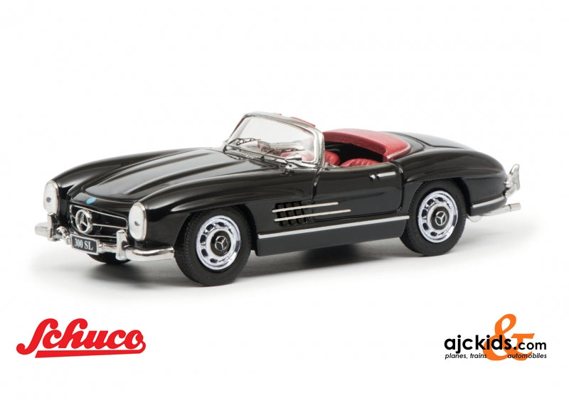 Schuco 450249700 MB 300SL Roadster, black 1:43 – Ajckids