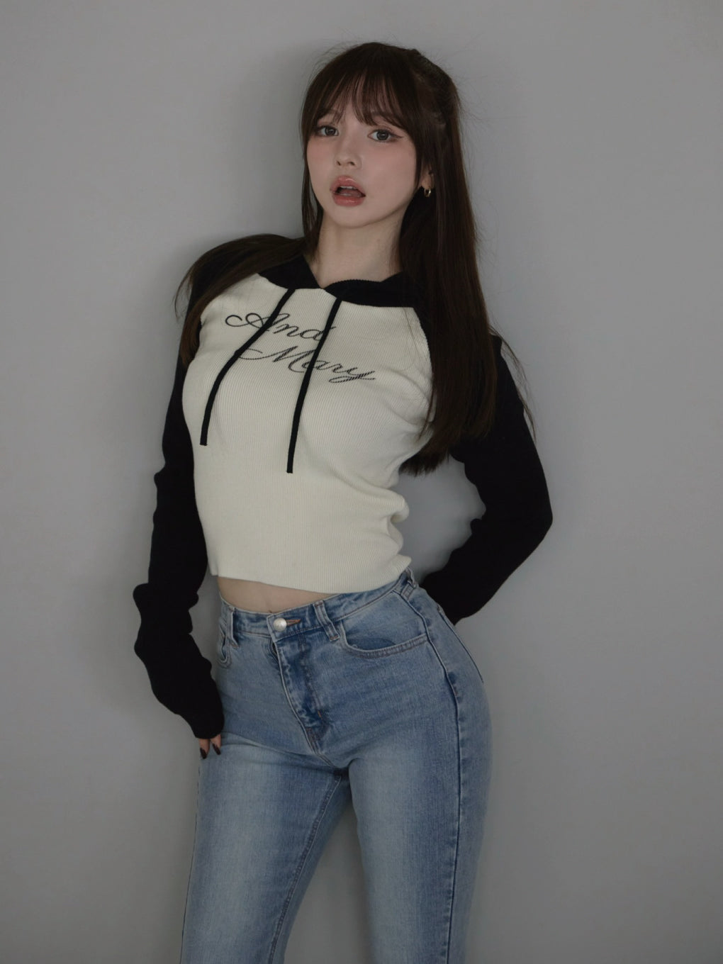 ANDMARY】Letter mary logo tops