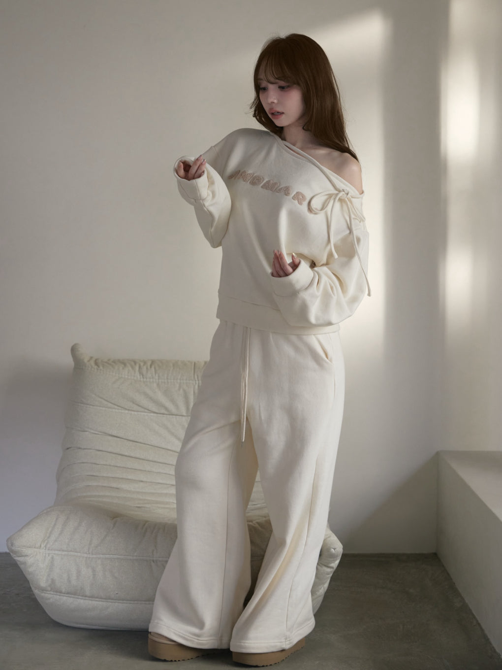 ANDMARY】Mary logo loose set up