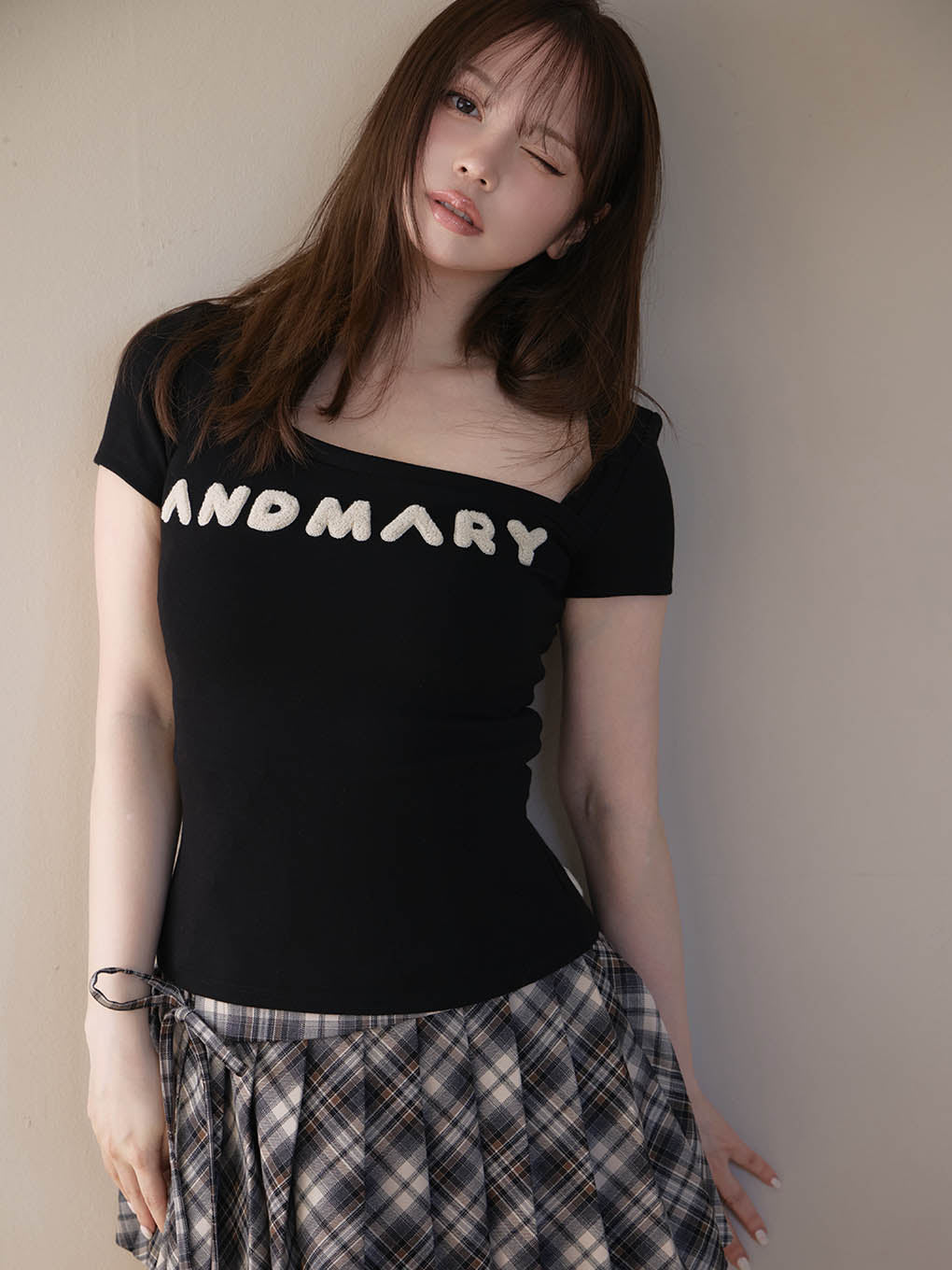 ANDMARY】Mary logo tops