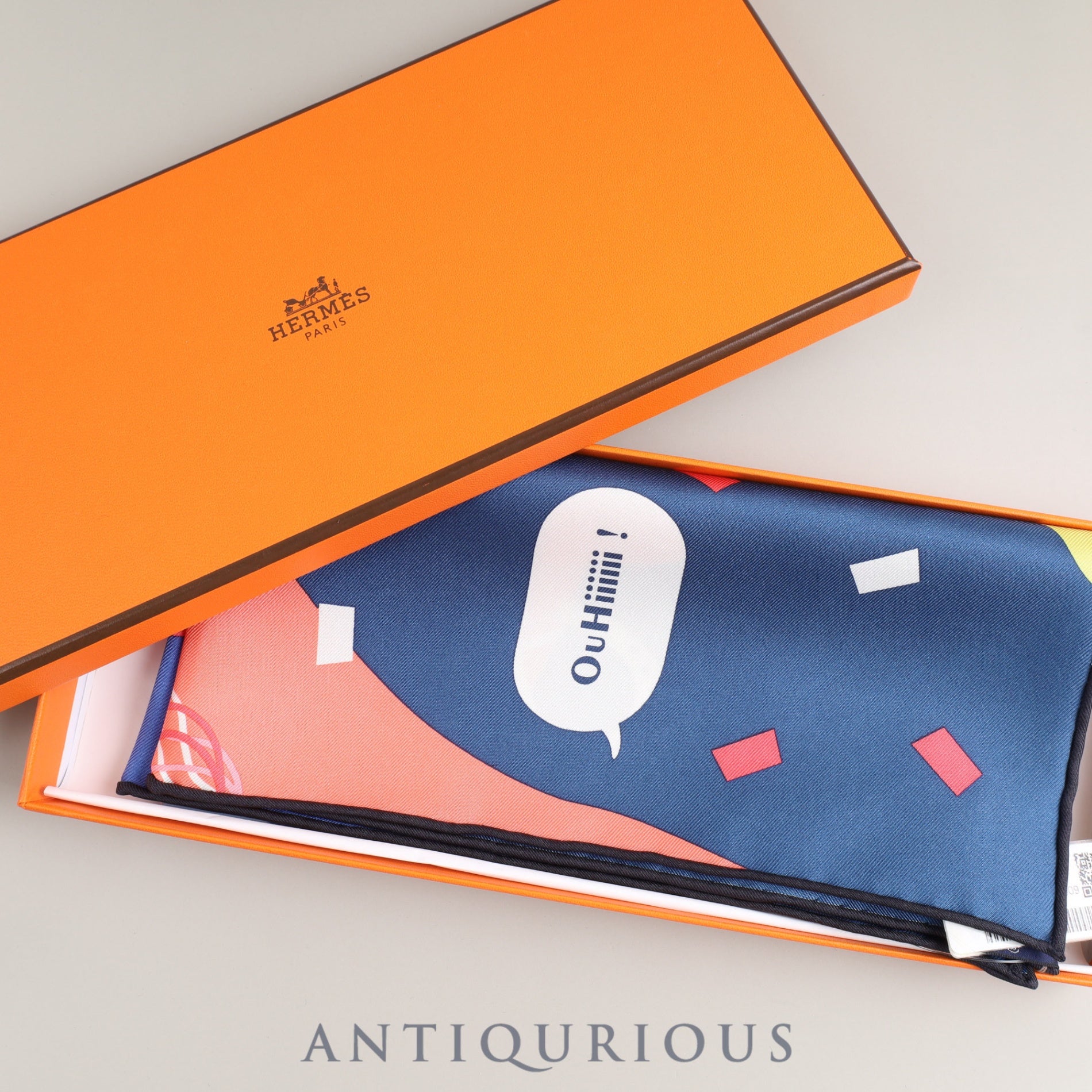 エルメス スカーフ カレ45 ガヴロッシュ ホースハート just married