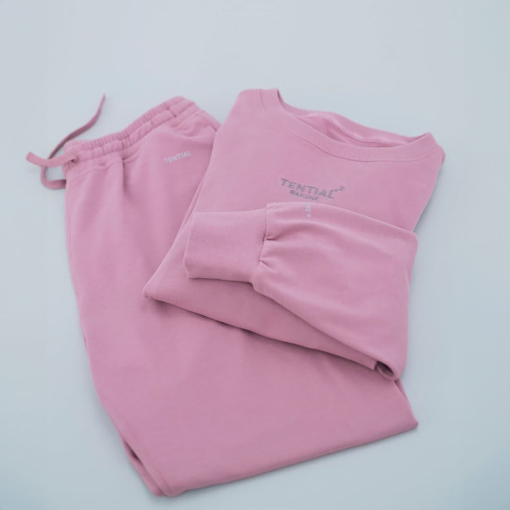 リカバリーウェア BAKUNE スウェット 上下 ピンク (Women's_XL