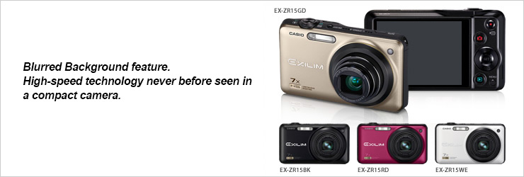 EX-ZR15 - HIGH SPEED - Digital Cameras - CASIO