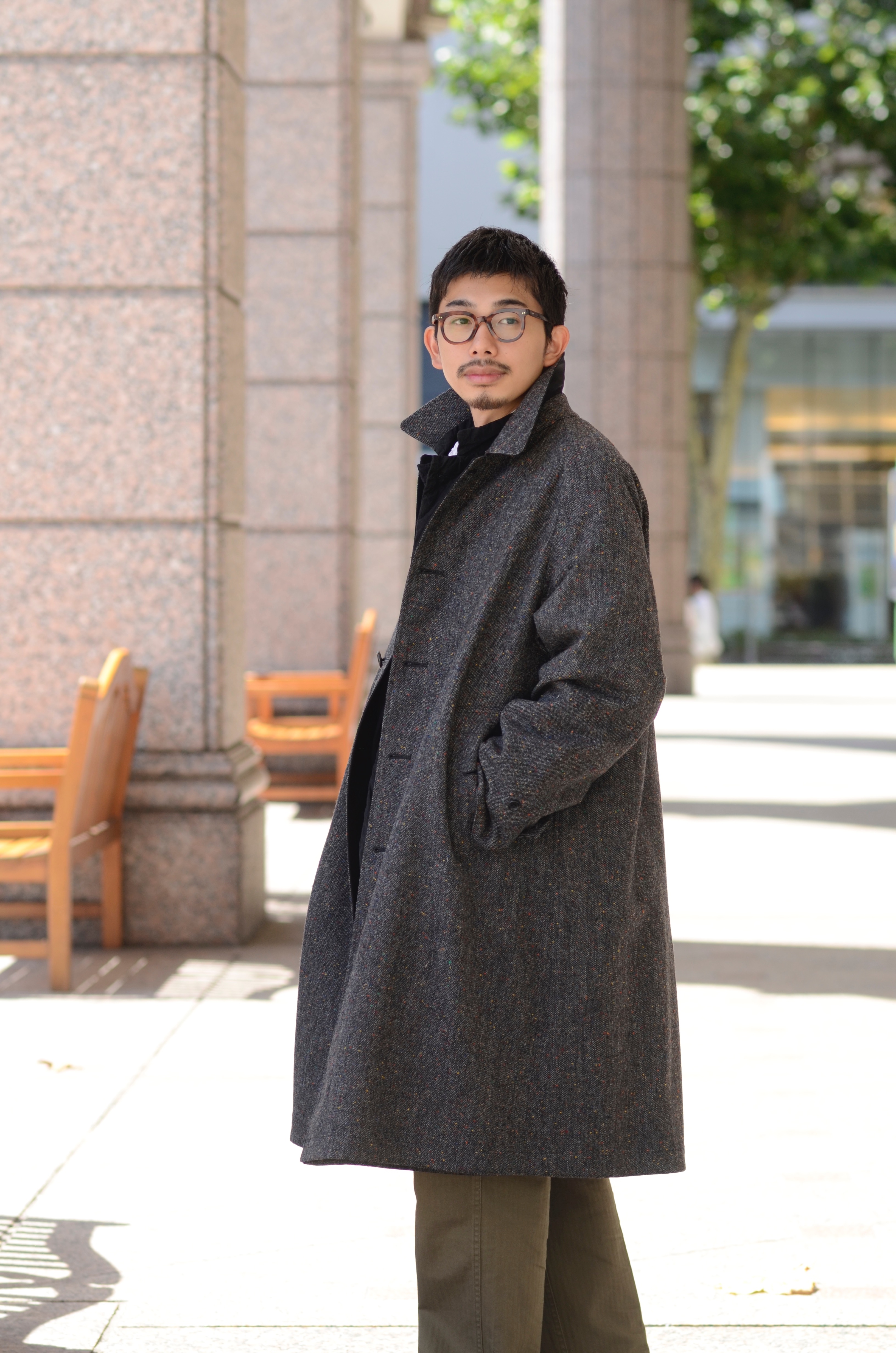 ANATOMICA / Single Raglan CoatⅡ “Reversible” | ARCH STELLAR PLACE