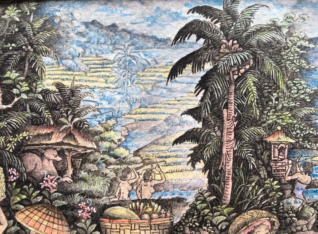 バリ伝統細密画の新作をお届けします