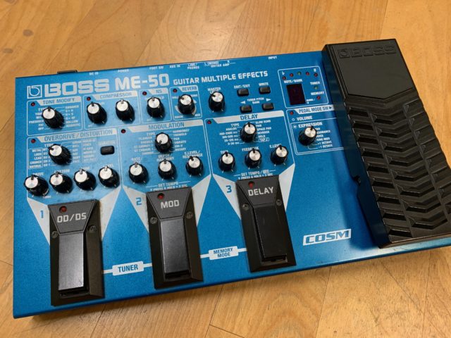 レビュー】じつは隠れた名機かも？BOSSのマルチエフェクターME-50を