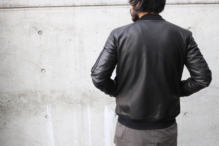 Rick Owens Leather RAGLAN BOMBER JACKET | ShelterII BLOG