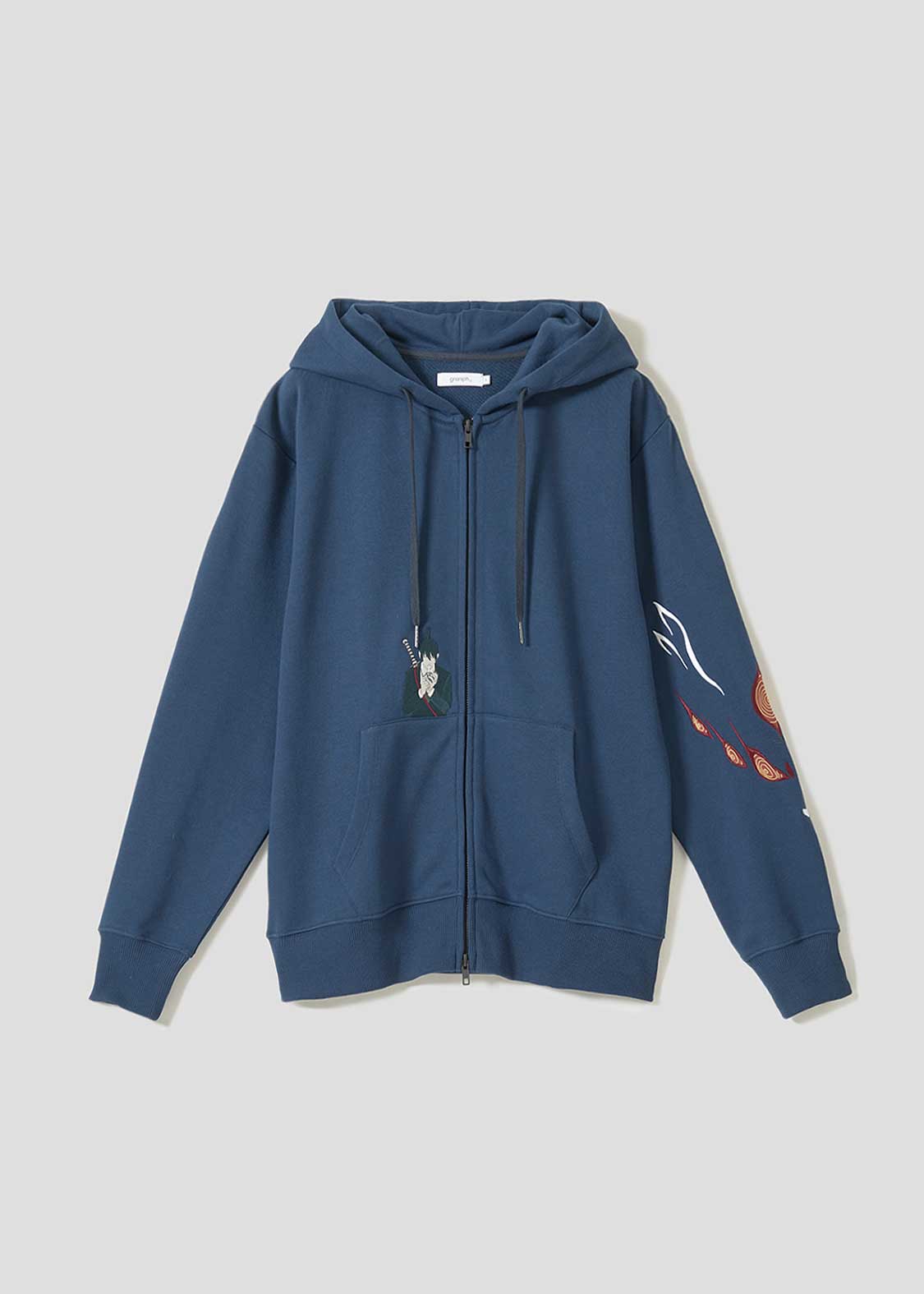 Chainsaw Man X Graniph Fashion Collection - Aki Fleece Zip Hoodie