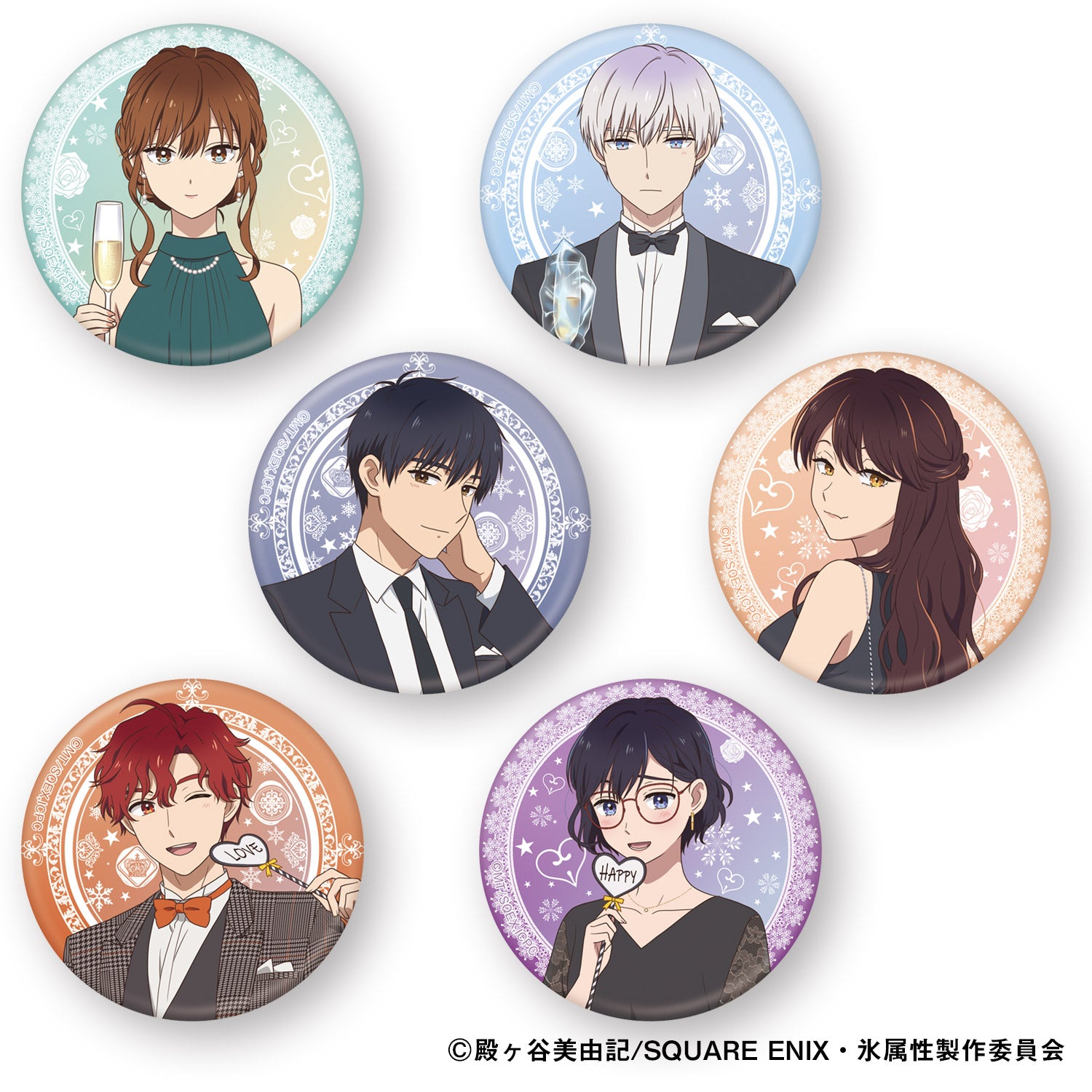 氷属性男子とクールな同僚女子』缶バッジ（全6種） – Tokyo Otaku Mode