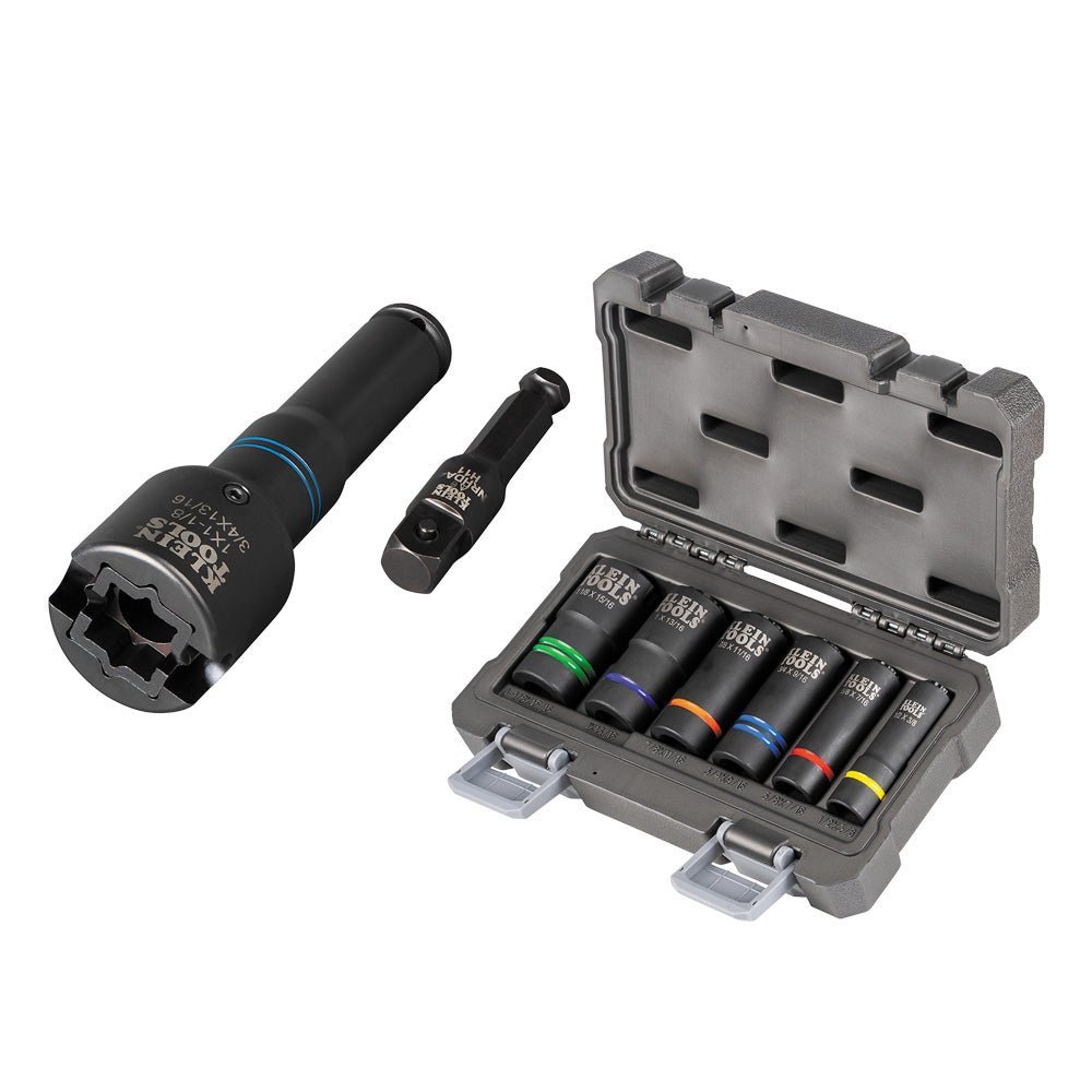 Klein 2-in-1 6 Piece Socket Set W/Nut Runner - 660KIT2 - J.L.
