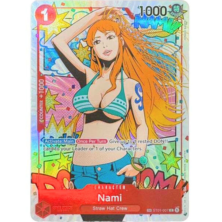 英語版】ワンピースカード ナミ【トレジャーレア】 / Nami (英TR ST01-007)