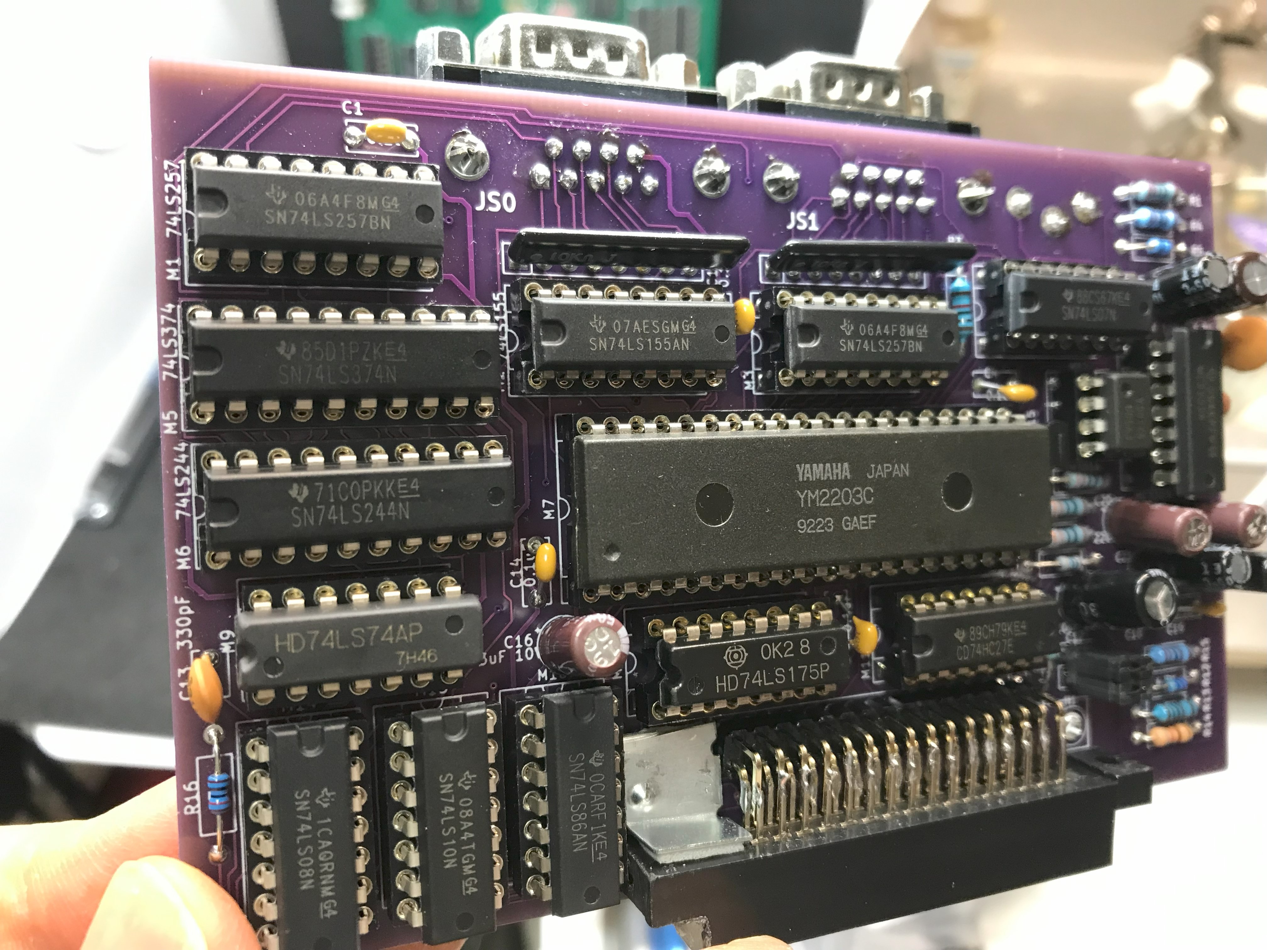 FM-7用 FM音源ボード自作 ついに完成！: くぼたかずみの「レトロに乗っ