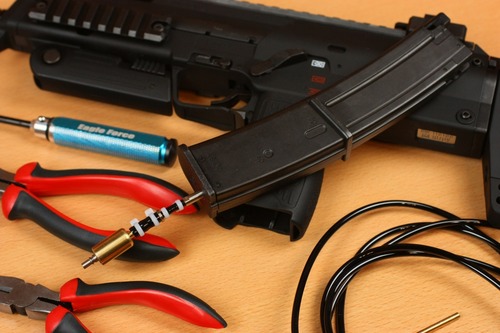 マルイmp7カスタム外部ソースアダプターフルセット