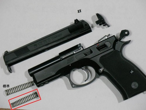 ASG CZ75D コンパクト 固定スライド ガスガン (vol.2) ～ 分解検証編