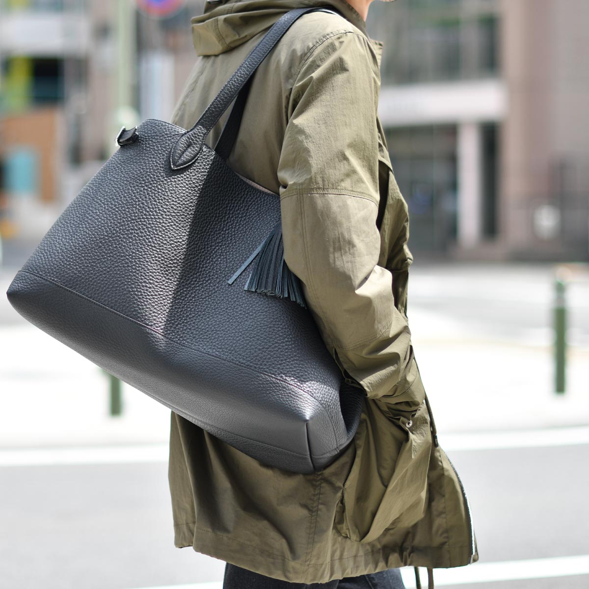 ACATE【アカーテ】トートバッグ LODOS2 ナチュラルシュリンクレザー