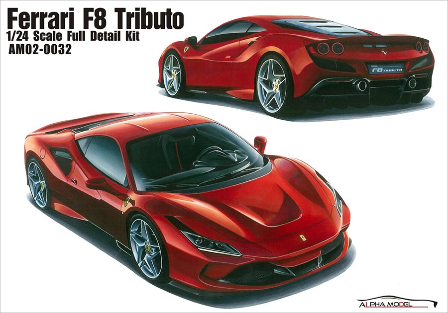 Alpha Model Ferrari F8 Tributo 1/24 - GPmodeling