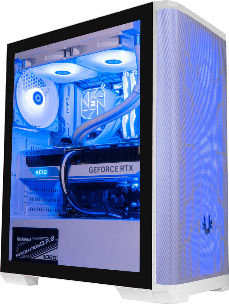 i7 12700KF, 16GB RAM, 1TB SSD, RTX 3090 24GB - Nova Mesh White