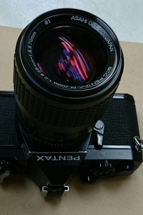 ペンタックス MV1 復活 / PENTAX MV1: 箱から文具をひとつかみ
