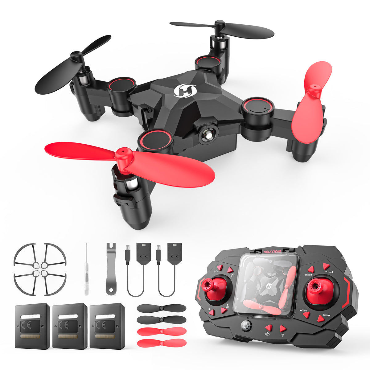 Holy Stone ドローン 100g未満 ミニドローン 子供向け 室内 小型 27分