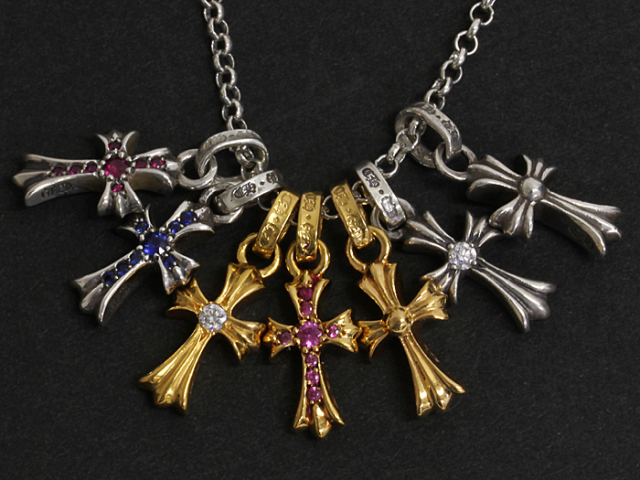 中古美品】 クロムハーツ ◇ 22K ベビーファット チャーム with パヴェ