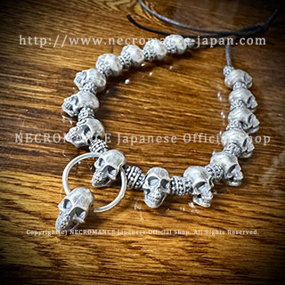 ネクロマンス NECROMANCE【ミドルスカルネックレス Middle Skull